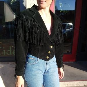 VTG Wilsons Leather Fringe Jacket